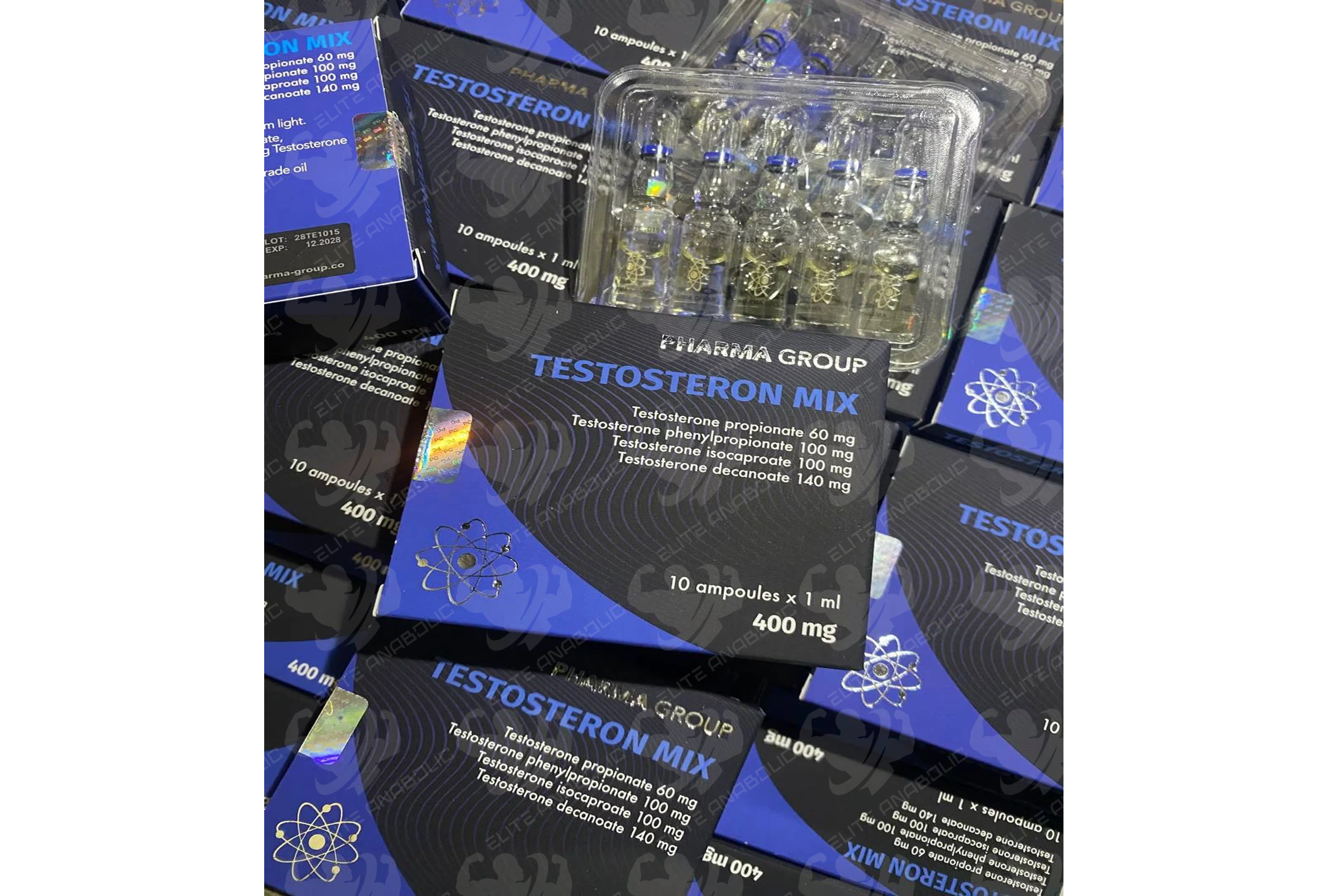 TESTOSTERON MIX 400mg x 10amp Pharma Group