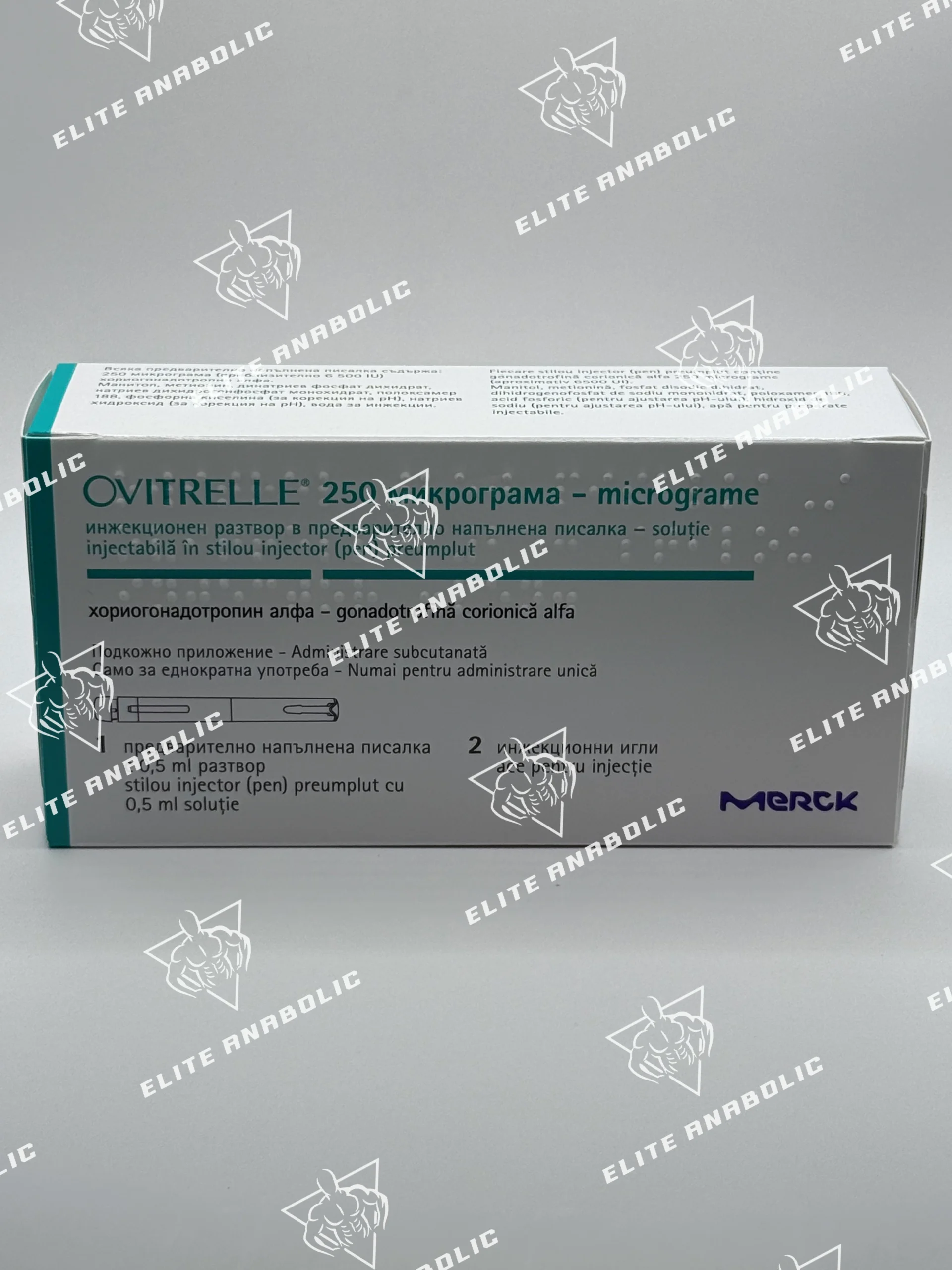 Ovitrelle 250 микрограма - micrograme (Choriogonadotropin alfa) -(hCG)
